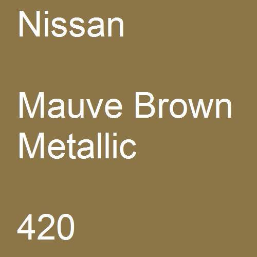 Nissan, Mauve Brown Metallic, 420.